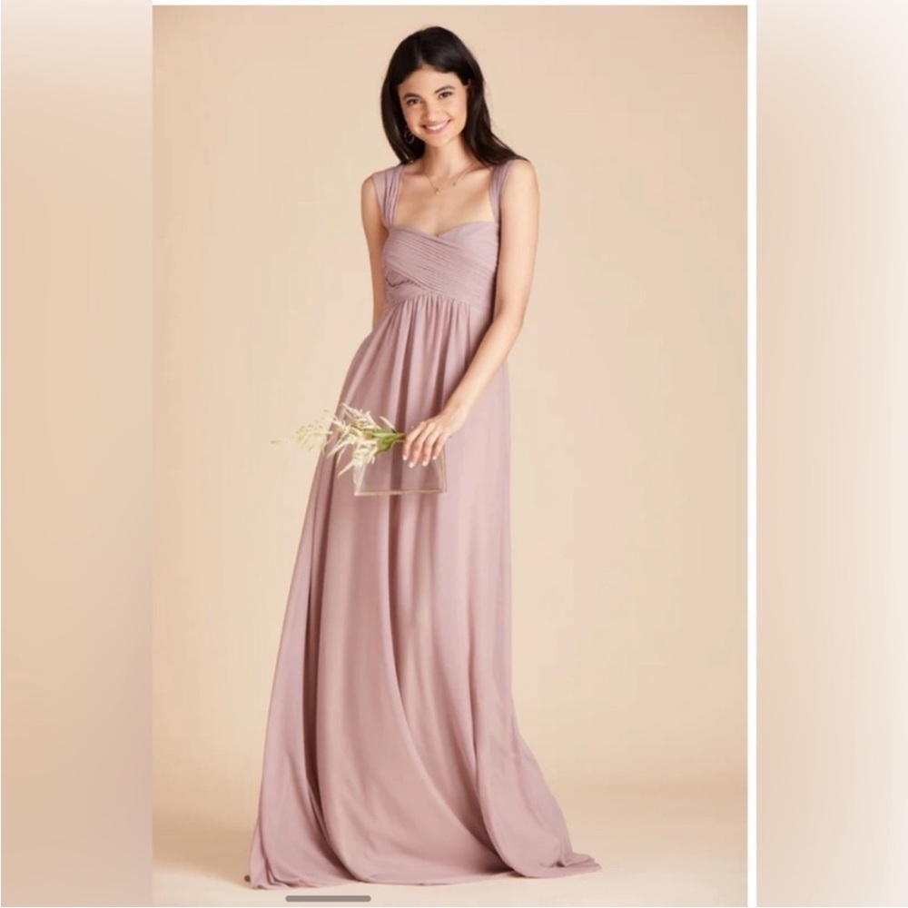 NWT Birdy Grey Maria size medium mauve pink bridesmaid dress maternity prom